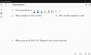 Proportions with Percents Review