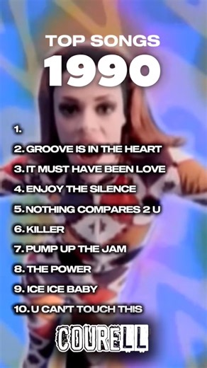 Top 10 Songs From 1990 💿 #music #90s #1990