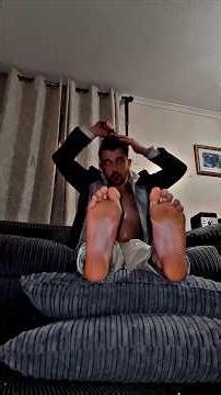 hot mean male feet master