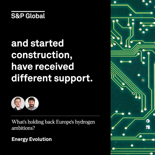 The European #Hydrogen Bank is meant to be Europe's big enabler for large-scale #renewable hydrogen production, so why did the EU's second auction fail to deliver on its promise? 🎙️ Full episode: https://okt.to/mALIto #EnergyTransition | S&P Global Energy
