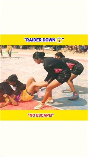 Danger Raid Khatam 😱 | Perfect Tackle Moment | Kabaddi #shortsfeed #shorts #bastar kabaddi