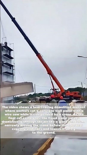 Wall Dance: Watch This Dangling Concrete Panel's Gravity-Defying Moves!