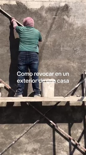 Como revocar en el exterior de una casa