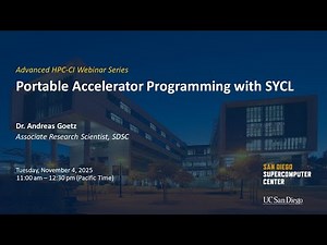 Portable Accelerator Programming with SYCL