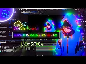 Burning Rainbow Glow in After Effects | AMV Tutorial