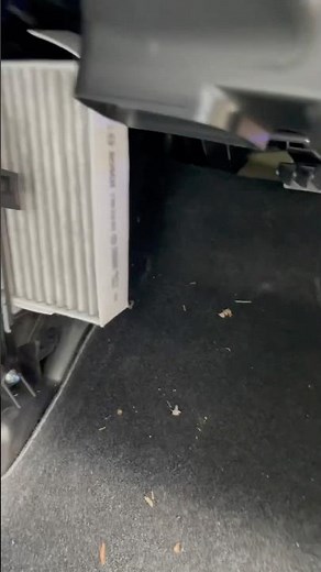 How to replace Cabin Air Filters for Tesla Model 3 . #tesla #model3 #airfilterchange #cabinairfilter