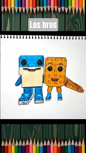 steal a brainrot drawing (los Bros)#drawing #stealabrainrot #tungtungtungsahur