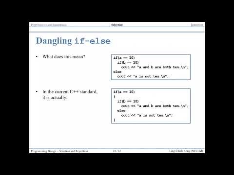 「程式設計」第二講：Selection and Repetition (3)