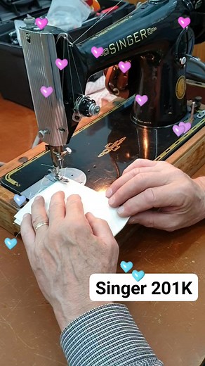 11 reactions | Singer 201K working well after love and attention from Chris. #sewinglove #sewingfun #singersewingmachine | Kornacraft Sewing Centre | Facebook