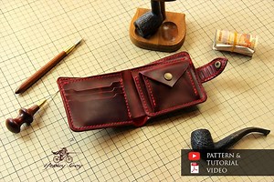 Leather Wallet Pattern - Leather Bifold Pattern - Leather Cardwallet Pattern - Leather Template - Leather Patterns - Etsy Canada