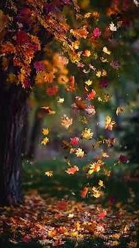 Autumn Leaves 4K Wallpaper Short | 1 Minute Aesthetic Loop #livewallpaper #4k #aesthetic #fall