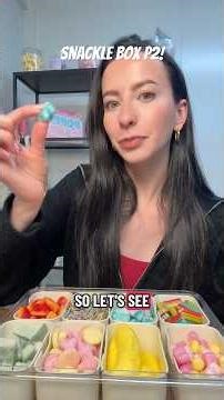 Trying more of my shackle box from Poppin! #tastetest #candy #food