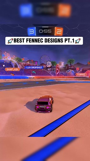 Rocket League Fennec Presets Showcase Part 1