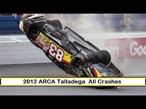 All ARCA Crashes from the 2012 International Motorsports Hall of Fame 250