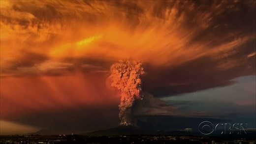 Chile's Calbuco volcano blows its top off