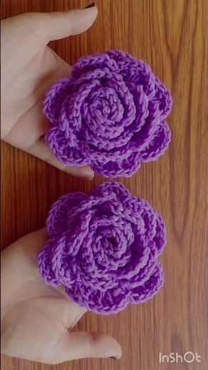 Let’s crochet together #crochet #crochetcrosai #diy # #knitting #howtomakewoolenflower