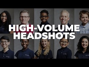 High Volume Headshots - School Portraits, Corporate, Performing Artists