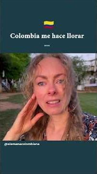 ALEMANA enamorada de COLOMBIA🇨🇴 Laura la alemana Colombiana #Colombia #viralshorts #shorts