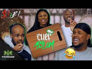 CHUNKZ, DARKEST AND NELLA ROSE EAT HARRYS GIANT SNAIL!! | Chefasylum S5 Ep1