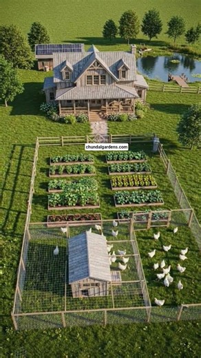Perfect 1 Acre Farm Plan (Step by Step) #farmlayout #homestead #backyard #homesteading