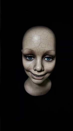 Scary Face 😱 Mannequin Head Staring at You | Horror Short