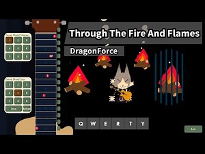 DragonForce - Through The Fire And Flames (Webfishing Tabs & Keys)