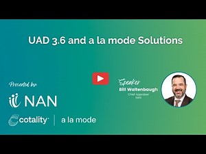 UAD 3 6 and a la mode Solutions Hosted by NAN