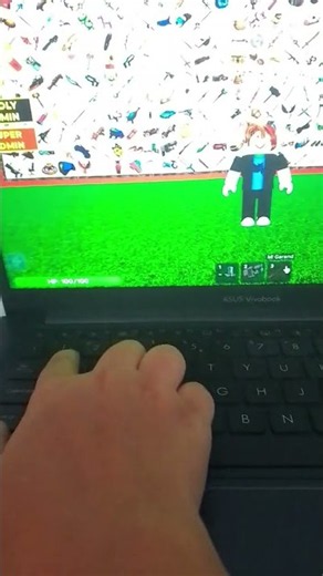 how to unequip and equip an item in roblox laptop/pc #technology #laptop #pc #roblox #shorts