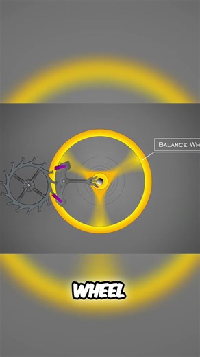 How Gears and Springs Tell TIME! 🤯 #shorts