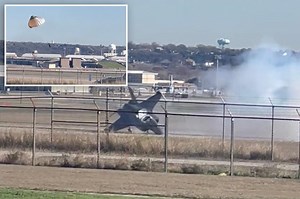 Video: Pilot ejects in jet crash near Fort Worth Joint Reserve Base
