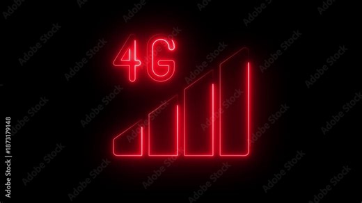4G Network Internet Mobile Wireless Business concept with glow. 4G generation of mobile communication.4G network,3g, 4g, 5g, antenna, background, broadband,