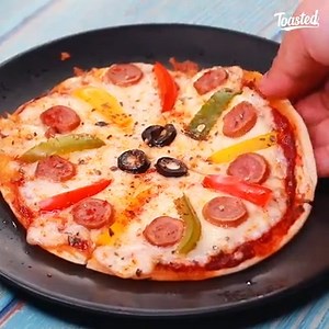 27K views · 270 reactions | Pizza Pancake Recipe in 10 Minutes | How to Make Pizza Pan Cake Without Oven | Toasted | Facebook