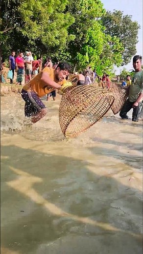 Wow! Amazing Polo Fishing Videos ! Best Big Fish Catching ! Primitive Technique fishing #fish #india