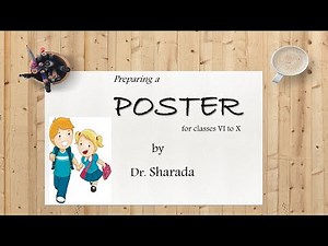 poster preparation / Minor Discourse / class VI to X / ENGLISH / Dr. Sharada