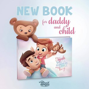 Hold them tight, they grow up so fast. 💞 The must-have personalized book about the bittersweet moments of your kid growing up! | Hooray Heroes