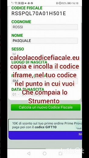 calcola codice fiscale - come ottenerlo e come incorporare lo strumento su siti e portali