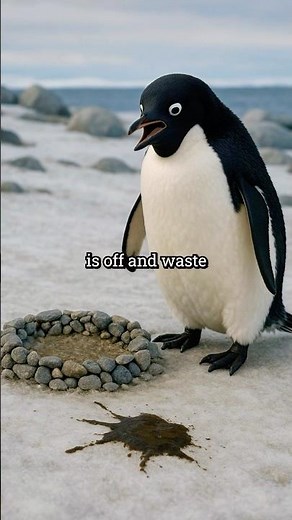 Penguins shoot their poop like cannons to survive #penguins #wildlifefacts #shocking