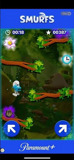 Smurfs mini game sound effects: collect badges