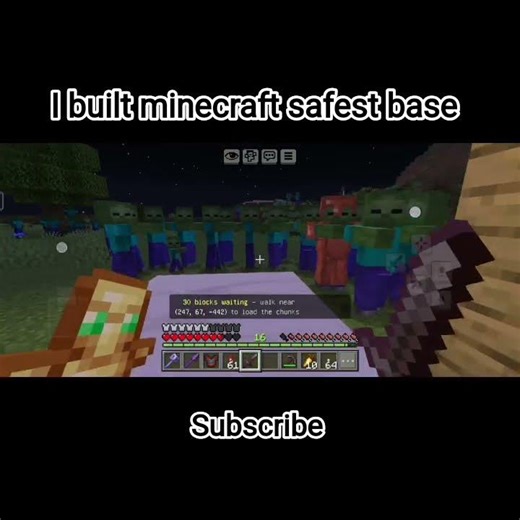 #minecraft i built minecraft safest base