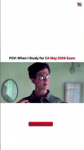 POV: When I Study for CA May 2026 Exam | GM Test Series