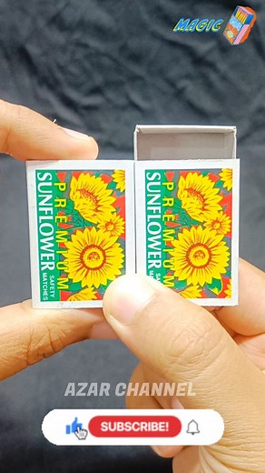 1.9K views · 135 reactions | 彩 The UNBREAKABLE Matchbox Cycle!  Turns, spins, and opens in every direction with invisible thread and clever setup. ✨ Fool-proof magic with simple materials—just matchbox, thread, and a needle!  Trick your friends with moves they’ll never solve. #azarchannel #magic #matchbox #trick #cycle | Azarchannel | Facebook