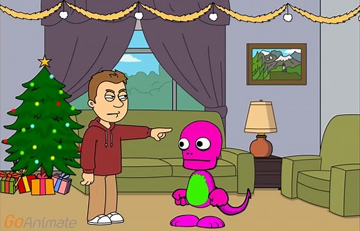 Barney Gets Grounded on Christmas