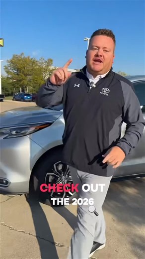 Zac Kinch on Instagram: "The 2026 Toyota Sienna is a mini van with some cool features! I’m all in on bringing back Toyota’s Swagger Wagon! #Toyota #Sienna #swaggerwagon"