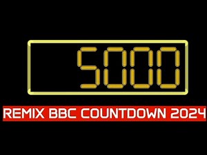 5,000 Seconds Countdown (1 hour 23 mins 20 secs ) Digital clock Remix BBC News Countdown 2024