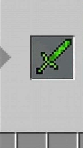 how to crafting a Emerald sword moment #minecraft #mcpe #shorts