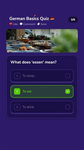 German A1 Quiz 🇩🇪 — Can You Pass? (5 Questions)