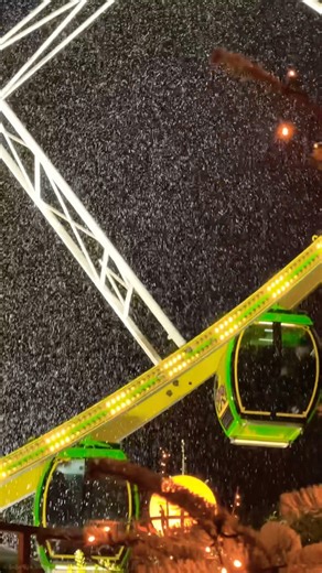 Riesenrad Bellevue bei Schneefall ❄️ • Winterzauber im Europa-Park ✨ (02.01.2026)