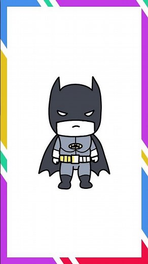 Drawing Batman Cartoon Easy