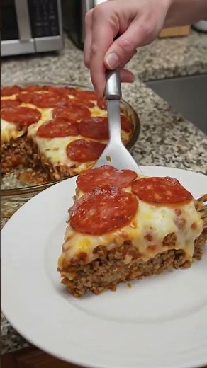 🍕 Easy Low Carb Pizza Casserole (Weight Watchers–Friendly) #healthyrecipesforweightloss #subscribers