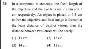 In a compound microscope, the focal length of the objective and... | Filo